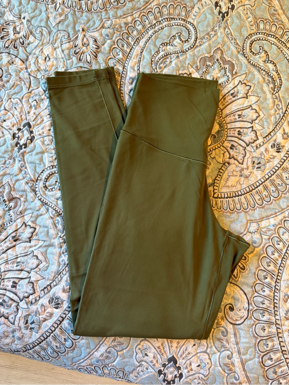 aerie Olive Green High-Waist Leggings